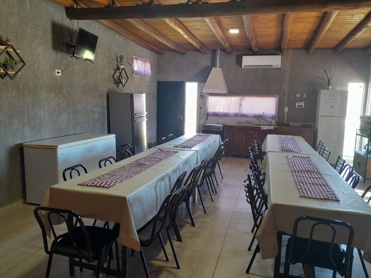 Salón preparado para eventos en Meraki